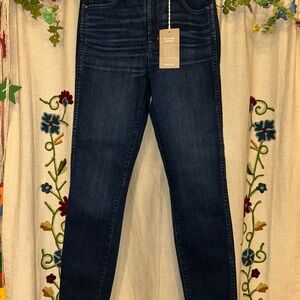 Madewell Blue Skinny Jeans Classic Stretch